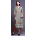 thumbnail image 2 of Bimba Kurtis Droits à Panneaux pour Femmes Robe Kurti Longue Haut Indien Imprimé, 2 of 5