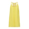 thumbnail image 3 of Fridja Womens Spaghetti Strap Back Howllow Out Summer Chiffon Beach Short Dress, 3 of 5