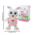thumbnail image 2 of TIELUTT Singing and Dancing Cute Rabbit Beehive Game Kids Wooden Alphabet Games for Toddlers 2-4 Years Animal Matching Game for Toddlers 2-4 Years Fridge for Toddlers Gears Heart Math Anxiety, 2 of 7