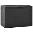 thumbnail image 1 of vidaXL Garden Storage Box Anthracite 78x44x55 cm, 1 of 5