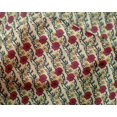 thumbnail image 4 of oneOone Silk Tabby Fabric Leaves & Floral Block Print Fabric By Yard 42 Inch Wide, 4 of 4