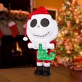 thumbnail image 2 of Holiday Greeter-Jack Skellington avec bas-OPP SM-Disney, 2 of 6