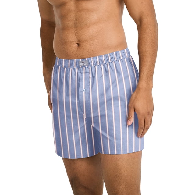 Jockey Men's 100% Cotton Woven 5" Boxer