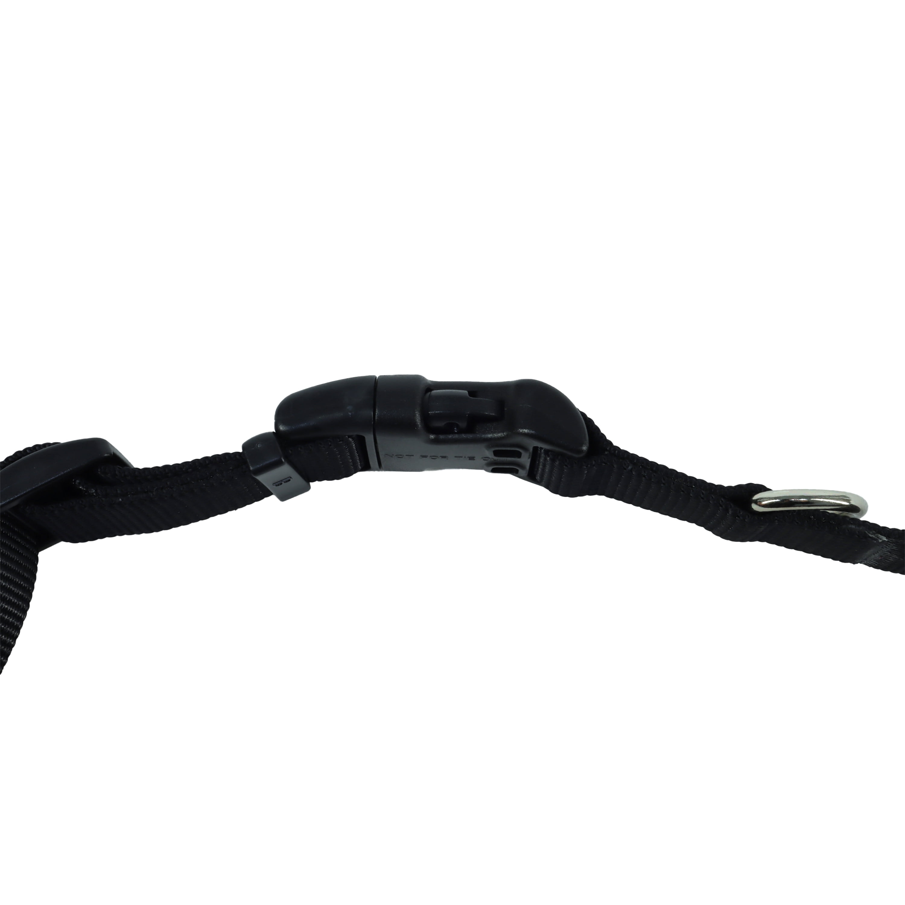 Pet Attire by Coastal Small 8-12" Black Adjustable Buckle Dog Collar