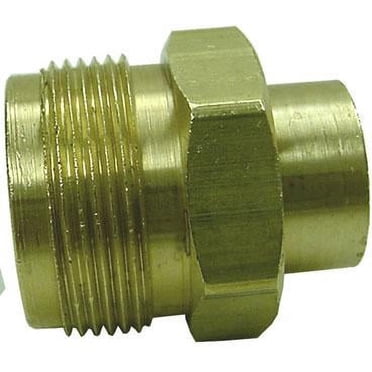 Marshall Excelsior Adaptateur de Propane ME492 1/4 Pouce Entrée FNPT x 1 Pouce-20 Sortie MNPT; Laiton; Simple; avec Joint Torique