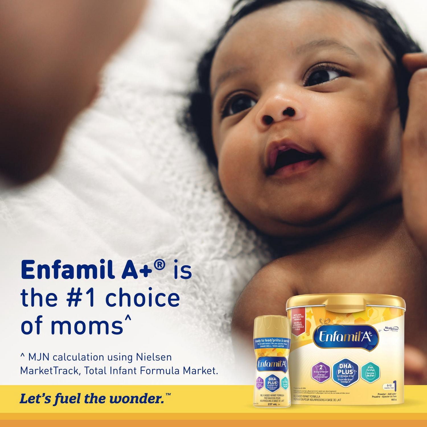 Enfamil A+® Baby Formula, Infant Formula, 0-12 months, 12x385ml Concentrated Liquid Cans