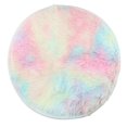thumbnail image 4 of Tapis Shaggy Rond Rond pour Salon Chambre, Tapis de Sol Antidérapant Coloré, 4 of 9