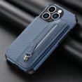 thumbnail image 3 of Card Holder Cover Flip Cell Phone Clip PU Card Slots Magnetic Shockproof phone case for iP14 Pro Max, 3 of 5