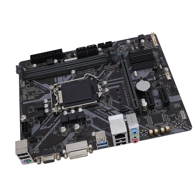 M ATX Computer Motherboard, Serial ATA III Gaming Motherboard LGA 1151 2 Channel DDR4 for Celeron