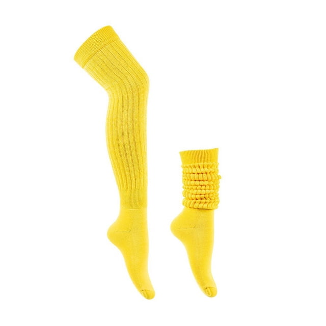 Women's Lengthening Thick Socks Colorful Over The Knee Pile Socks
