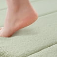 thumbnail image 4 of Memory Foam Bath Mat Set Soft Absorbent Non Washable Bathroom Rug Toilet Mat for Universal Comfort, 4 of 6