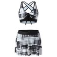 thumbnail image 4 of Maillots de Bain Deux Pièces pour Femmes Noué à Nouer avec Robe de Bain, 4 of 5
