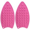 thumbnail image 1 of 2 Pcs Tapis de Protection Épais en Silicone pour Fer, Tapis de Repos Imperméable, Tapis de Repassage Antidérapant (Rosé), 1 of 9