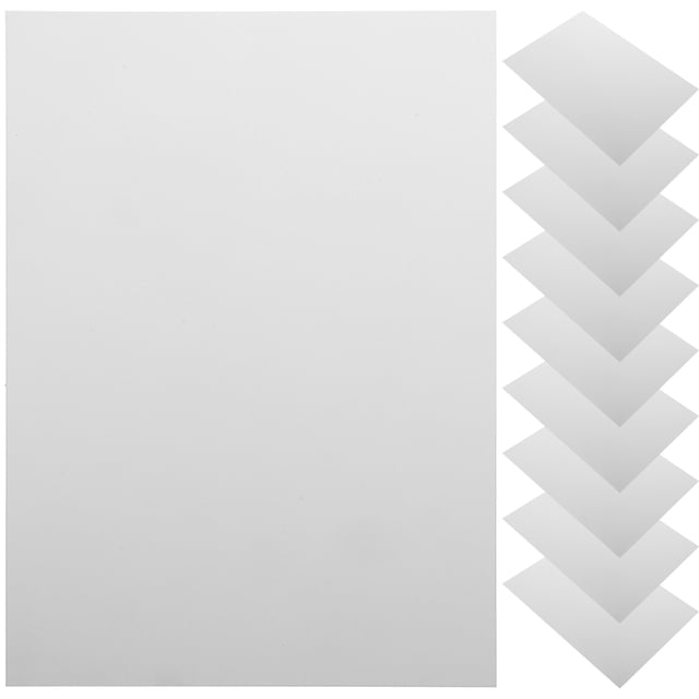 White PP Plastic Sheets for Decoration Multifunctional and Durable Hard Plastic Board for Crafting