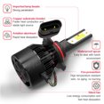 thumbnail image 4 of For Toyota Corolla 2009 2010 2011 2012 2013 2× 9005 LED Headlight High beam bulbs kit, 4 of 9