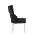 thumbnail image 5 of CHAISE DE SALLE À MANGER À AILES en Noir ENSEMBLE DE 4, 5 of 5