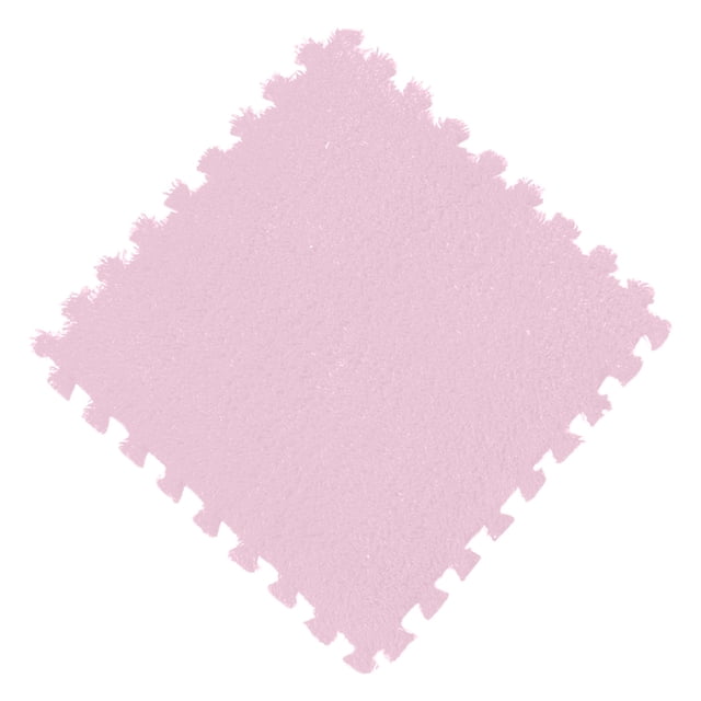Pink Kids Play Mat Foam Puzzle Floor Tiles Soft Interlocking Eva Mat For Playroom And Nursery 30X30X1Cm Square Rug Mats For Kids Play Area In Pink