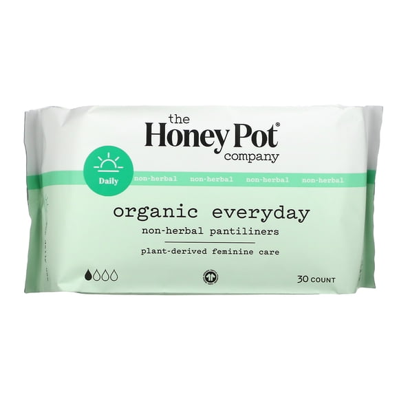 The Honey Pot Company , Protège-Dessous Biologiques Everyday Sans Herbes, 30 Unités