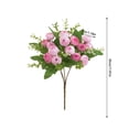 thumbnail image 2 of LSLJS Fleurs Artificielles Fleurs de Mariage Simulées Bouquet en Soie Réutilisable de Noblesse Consort Tea Buds pour Décoration de Table de Réception de Mariage à la Maison Fête Bureau Fleurs Artificielles, 2 of 5