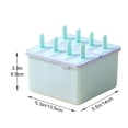 thumbnail image 3 of Meitianfacai Vertical 8 Pack Ice Cream Food Grade Stick Ice Homemade Ice Cream Popsicle Model, 3 of 3