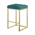thumbnail image 3 of Pipe II- Tabouret de Comptoir de Couleur Verte - Lot de 2, 3 of 4