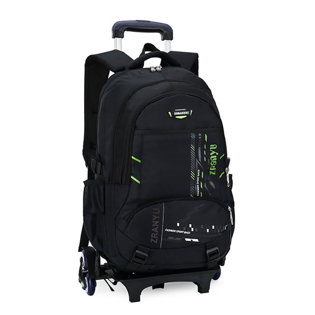 Sac à Dos Trolley Créatif à 6 Roues Sac à Dos à Roulettes Sac à Dos d'École pour Enfants
