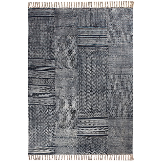 Casavani Blue Hallway Rug Rectangle Area Rugs Yoga Mat Living Room Carpet 12x18 Feet