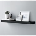 thumbnail image 1 of Hometrends 35 inch Floating Shelf Black, 1 of 7