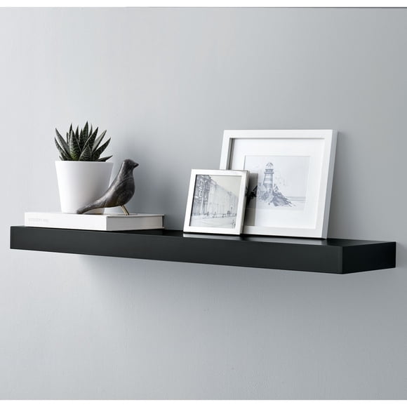Hometrends 35 inch Floating Shelf Black
