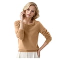thumbnail image 1 of 2025 Chandail à Col Rond pour Femmes Chandail en Molleton pour Hommes Chandail Uni Long Chandails pour Hommes, 1 of 4
