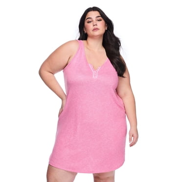 Chemise de nuit débardeur en tissu whisper George Plus pour femmes