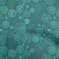 thumbnail image 1 of oneOone Polyester Spandex Teal Green Fabric Abstracts Sewing Material Print Fabric By The Yard 56 Inch Wide, 1 of 5