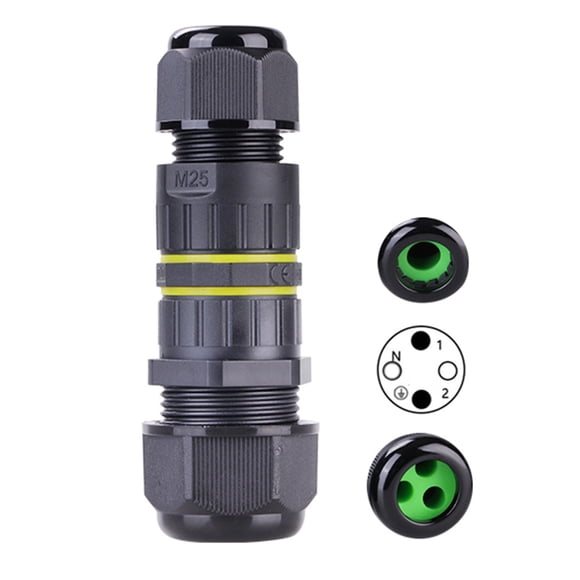 Outdoor Electrical Cable Connector IP68 Waterproof Junction Box External Cord