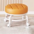 thumbnail image 1 of Rolling Stool,360 Rotating Low Stool,Rolling Pulley Stool,Low Rolling Stools with Wheels,Shoe Changing Makeup Cleaning with Wheels,Rolling Step Stool Wheel for Home Office Garage Shop Cleaning Floor, 1 of 8
