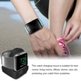 thumbnail image 3 of maytalsory Smartwatch Charging Stand Anti-Skid Wireless Charger Holder Desktop Nightstand Storage Support Replacement for iOS Watch Black, 3 of 8