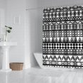 thumbnail image 3 of Mid Century Neutral Geometric Abstract (3) Shower Curtains Waterproof Shower Liner,Contemporary Chic Polyester Bathroom Curtain,bath curtain shower liners with plastic hook 72x72Inch, 3 of 4