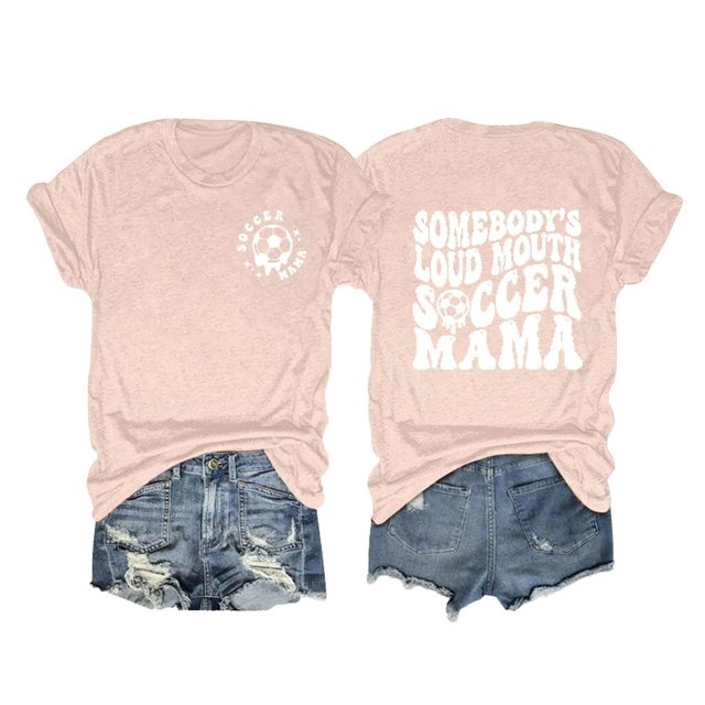 MesaSe T-shirt à Manches Courtes à Col Rond pour Femme