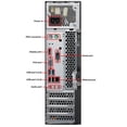 thumbnail image 2 of lenovo ThinkCentre M73 SFF Personal Computer, Intel i5-4th Gen @3.2GHz, 16GB RAM, 256GB SSD, WiFi, Keyboard and Mouse, Windows 10 Pro(64bit)-Refurbished, 2 of 4