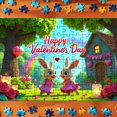 thumbnail image 1 of 130 Piece Puzzle Set Bunny Puzzle Puzzles For Family Game Night, For Play Time And Party Favors, 1 of 7