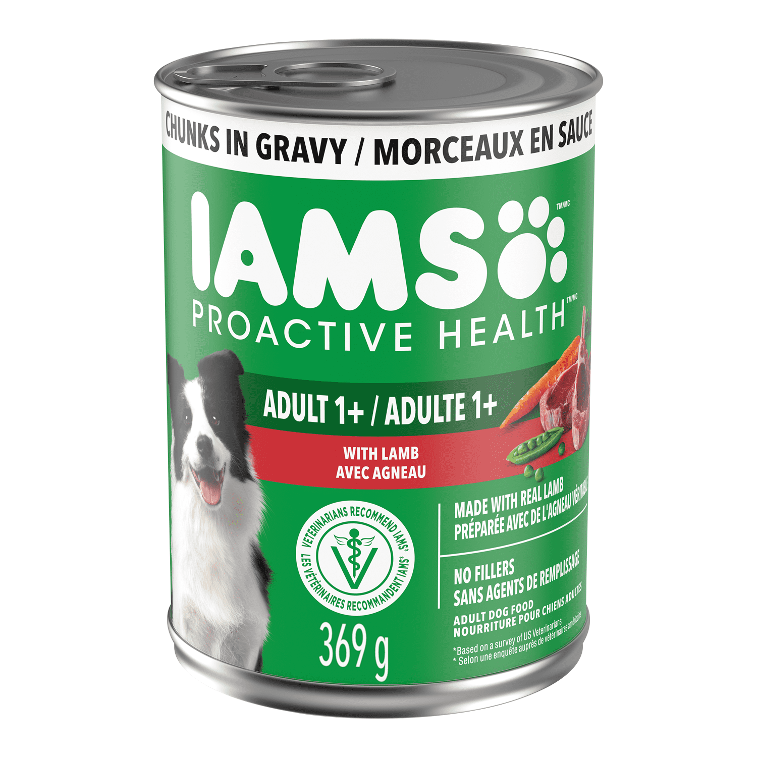Iams Proactive Health Chunks in Gravy with Lamb Adult Wet Dog Food