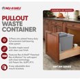 thumbnail image 2 of Rev-A-Shelf Double Pullout Bottom Mount Trash Cans 30 qt., Gray, 4WCBM-2430DM-2, 2 of 11