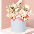 thumbnail image 4 of SHISUYAN 2pcs Floral Arrangements Flower Box Round Box for Proposal Wedding Birthday, 4 of 9