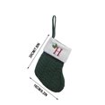 thumbnail image 3 of Vaidha Christmas Large Letters Christmas Stockings Cute Striped Christmas Tree Pendant Holiday Decorations, 3 of 5