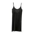 thumbnail image 4 of Timegard Robe de Nuit pour Femmes Col en V Sans Manches Courte Chemises de Nuit Douces et Confortables Couleur Unie Robe de Maison, 4 of 4