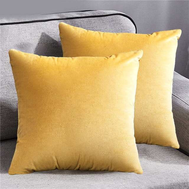 QIPOPIQ Velvet Pillow, Sofa Bed Bedroom Decorative Throw Pillow