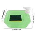 thumbnail image 2 of Yhmxh Cleaning Supplies Kitchen Detergent Soap Dispenser Sponge Eraser Press Box Cleaning Brush Soap Box Circular Storage Box Soap Box Press Boxs, 2 of 2