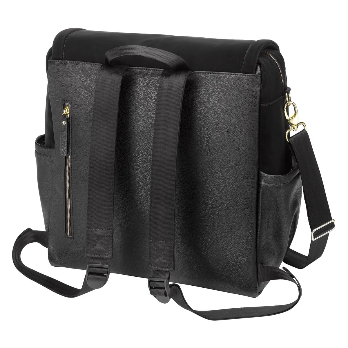 Petunia Pickle Bottom Boxy Backpack Diaper Bag in Graphite Black - Diaper Bag Backpack - Insulated Compartments