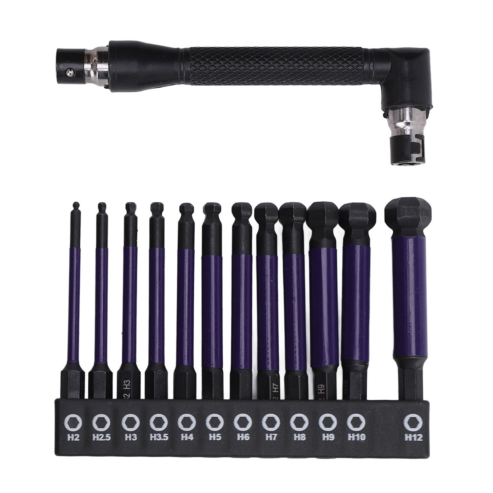 Screw Driver Bit, 13Pcs High Accuracy S2 Screwdriver Bit Set with Wrench for Engineering for Repair