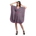 thumbnail image 2 of Moomaya Robe Courte de Caftan de Plage, Robe de Couverture Imprimée, Kaftan pour Femmes, Tenue de Plage, Couverture, 2 of 4