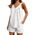 thumbnail image 2 of Japceit Ensembles de Pyjama pour Femmes 2 Pcs Femmes Maison Mode Décontractée de Pâques Hauts et Pantalons Imprimés Ensemble de Pyjama à Manches Courtes avec Poches, 2 of 9